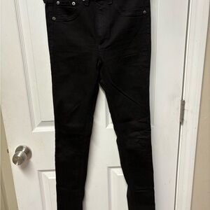 Rag & Bone Black Denim Pants